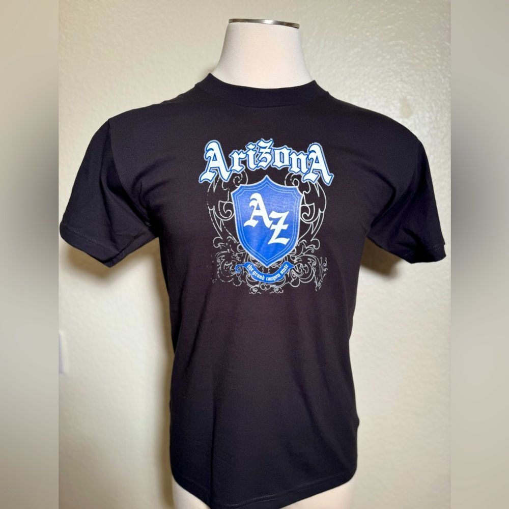 ARIZONA BLACK AND BLUE T SHIRT  100% cotton UNISEX